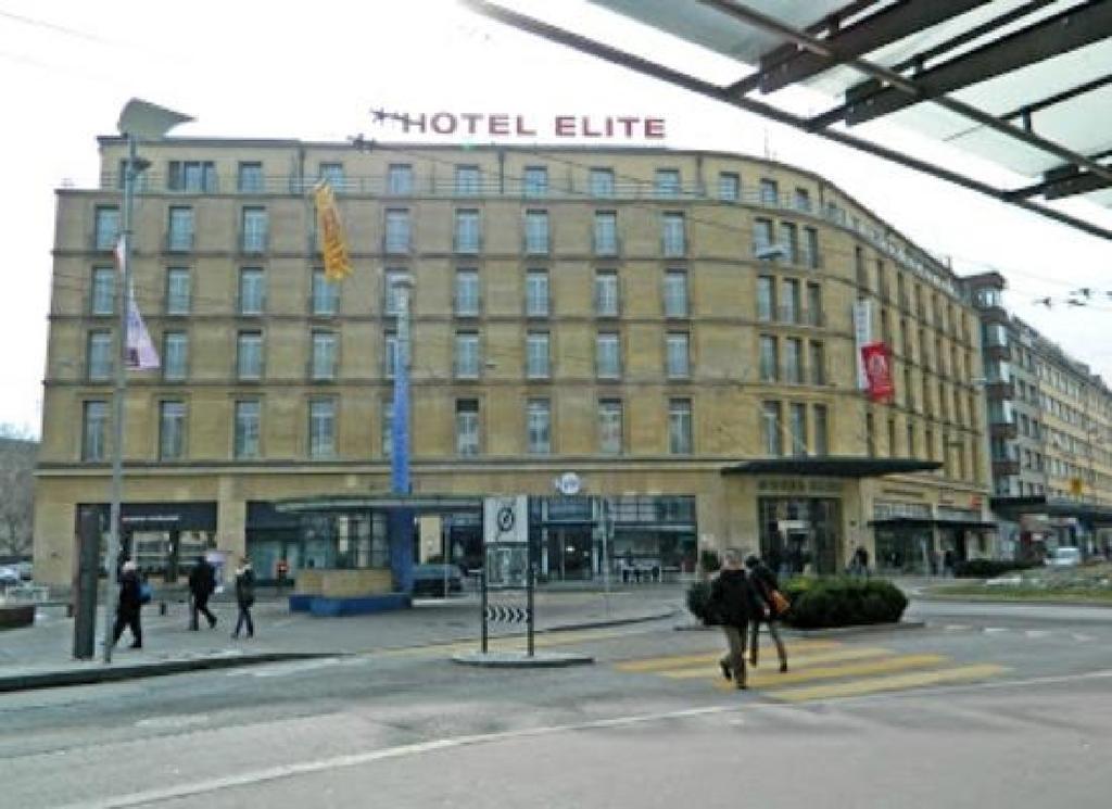 Art Deco Hotel Elite Biel Eksteriør bilde