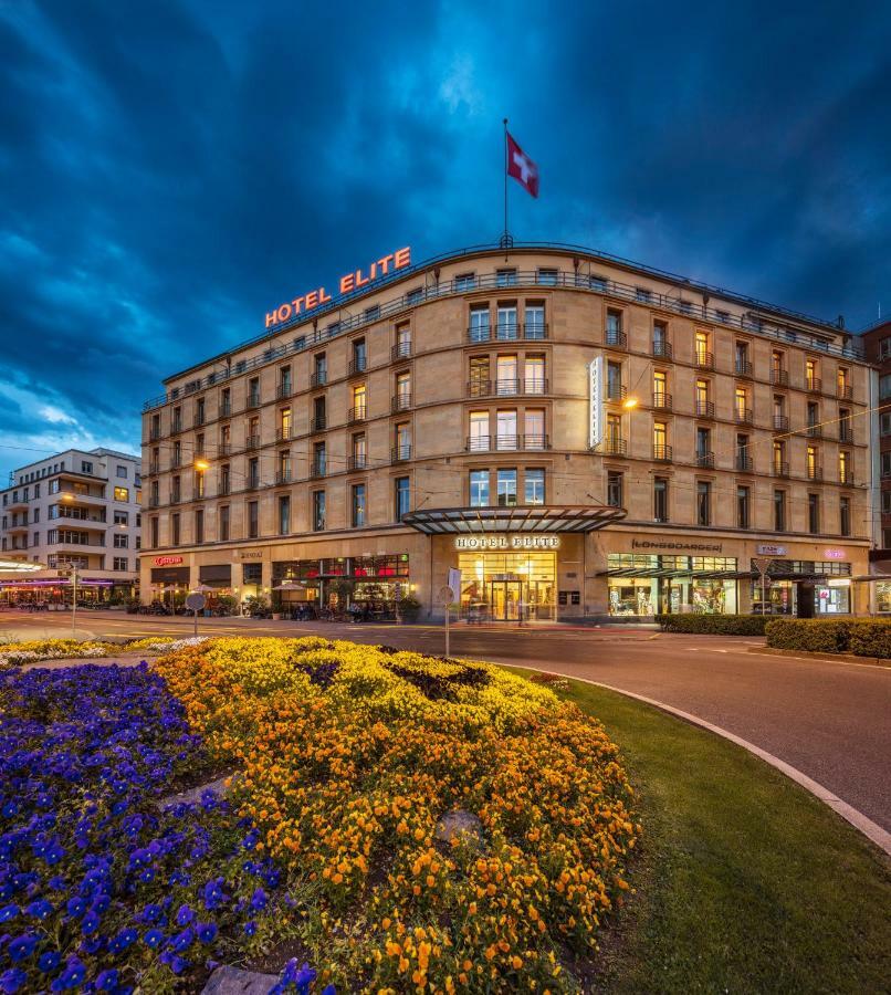 Art Deco Hotel Elite Biel Eksteriør bilde